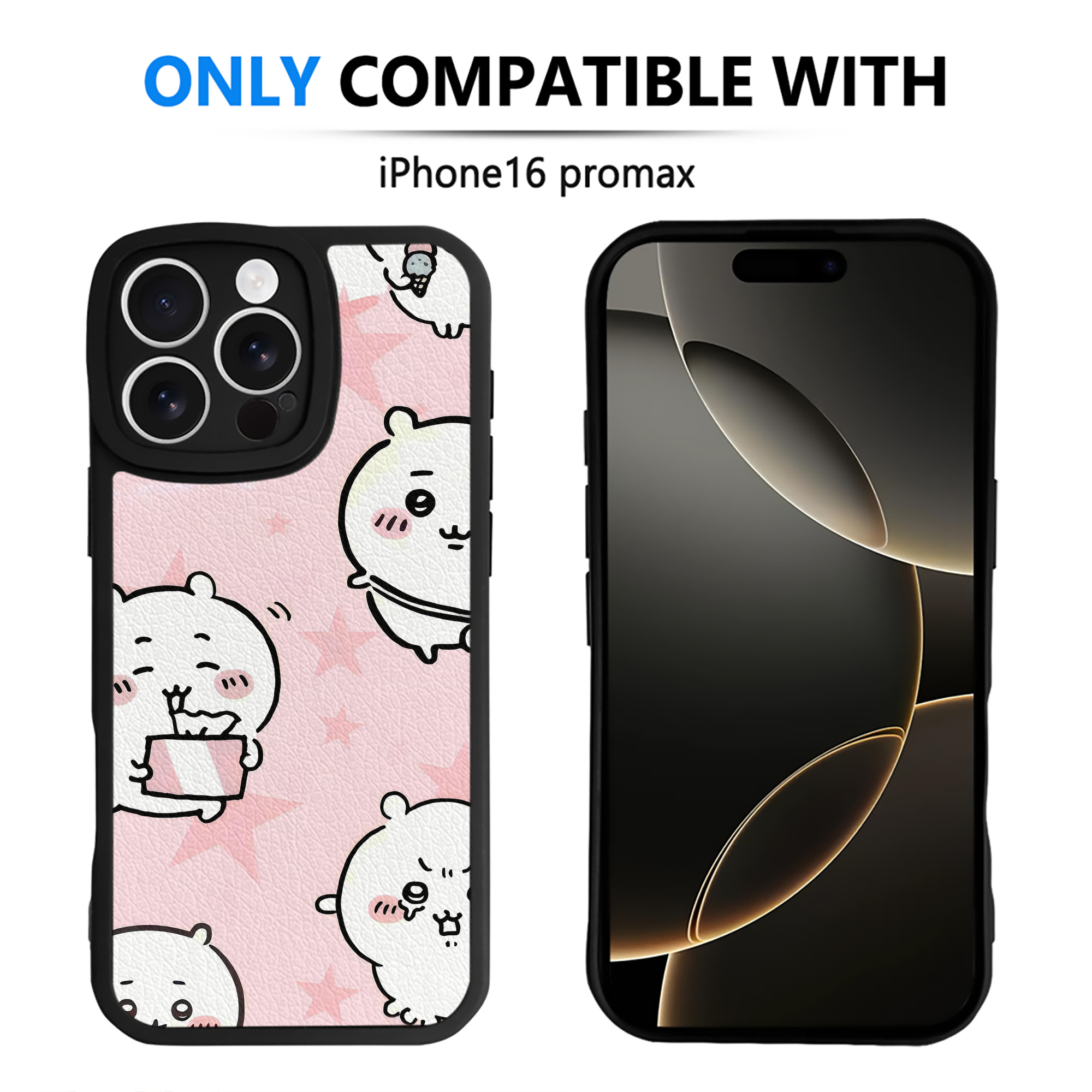 （画像用） ちいかわ Chii-kawa 【iPhone 16シリーズ対応】シリコンスマホケース（レザー調） 材質：シリコン
